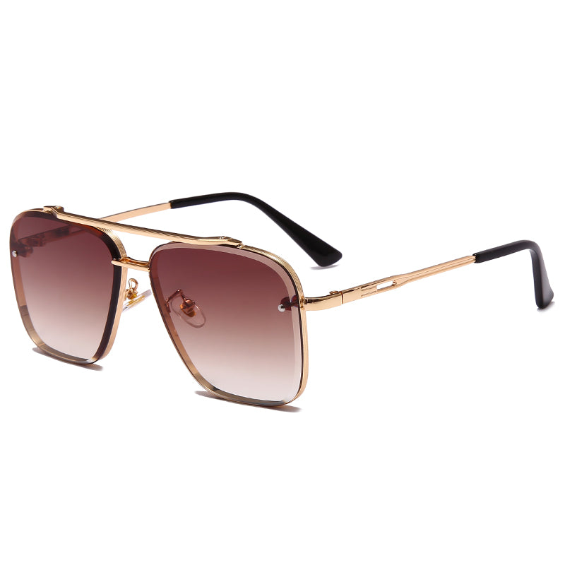 Men's Metal Pilot Sunglasses