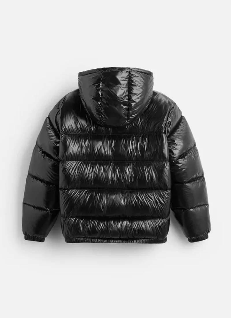 Men's Puffer Jacket – Quilted & Stylish with Warm Sherpa Lining