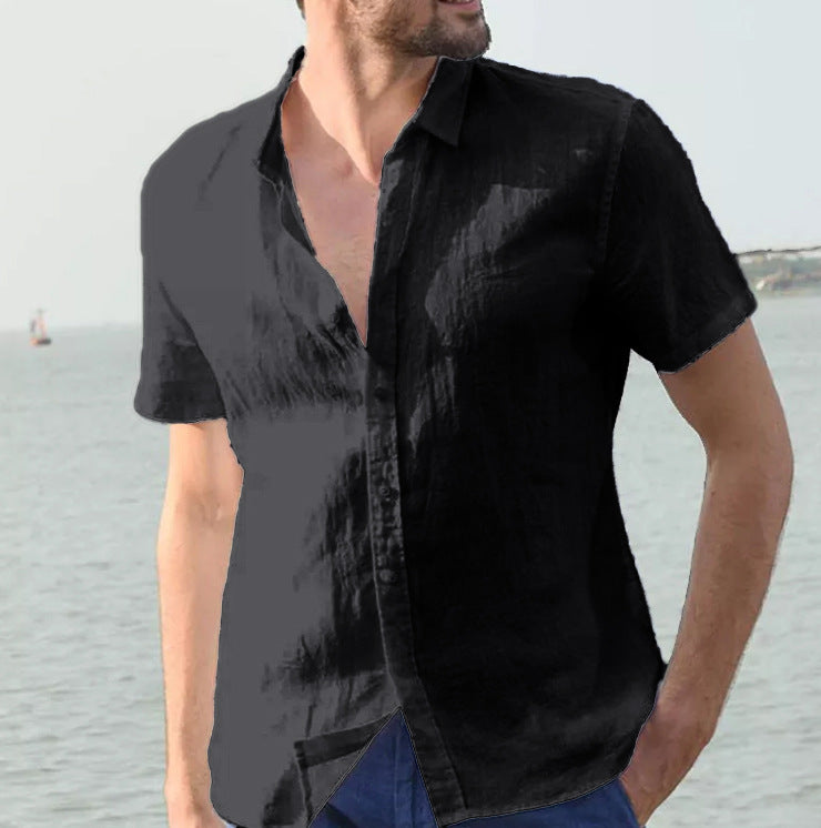 Men's Casual Short-Sleeved Shirt