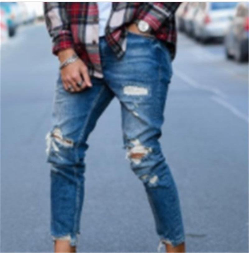 Men's Ripped Jeans for Casual Wear