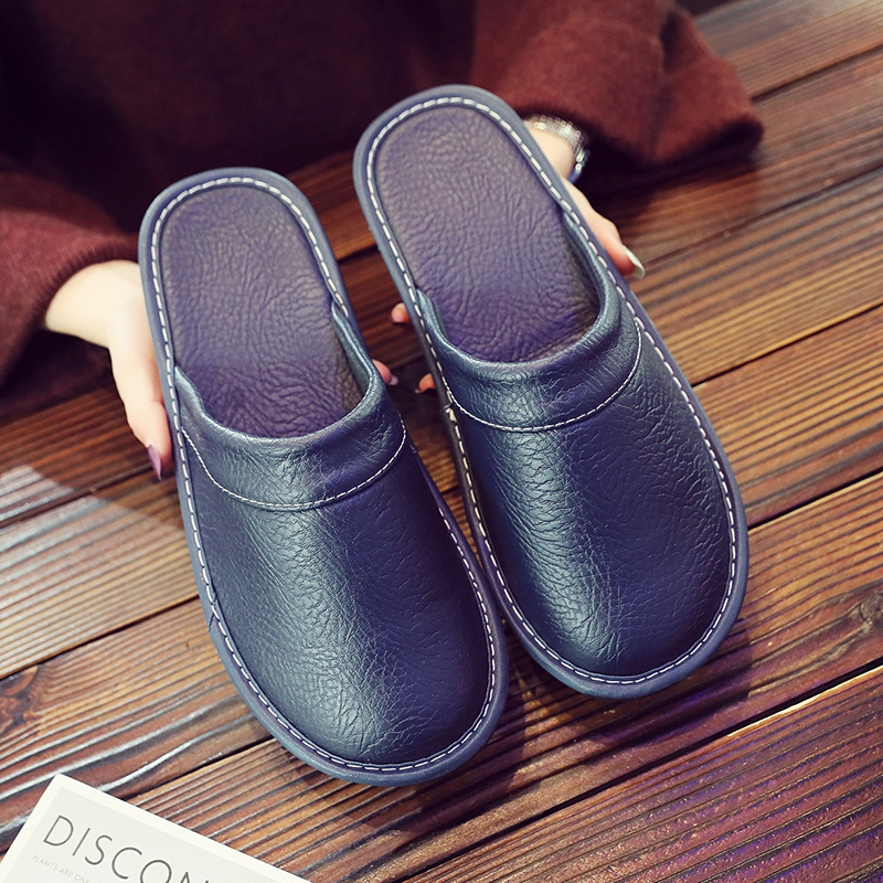 Men's Leather Slippers – Stylish Comfort