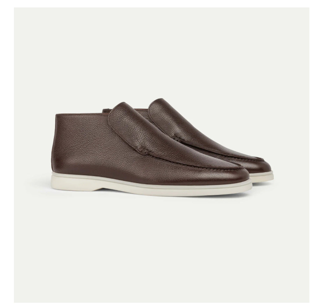 Men's Penny Loafers - Comfortable Flat Heel Loafer Shoes