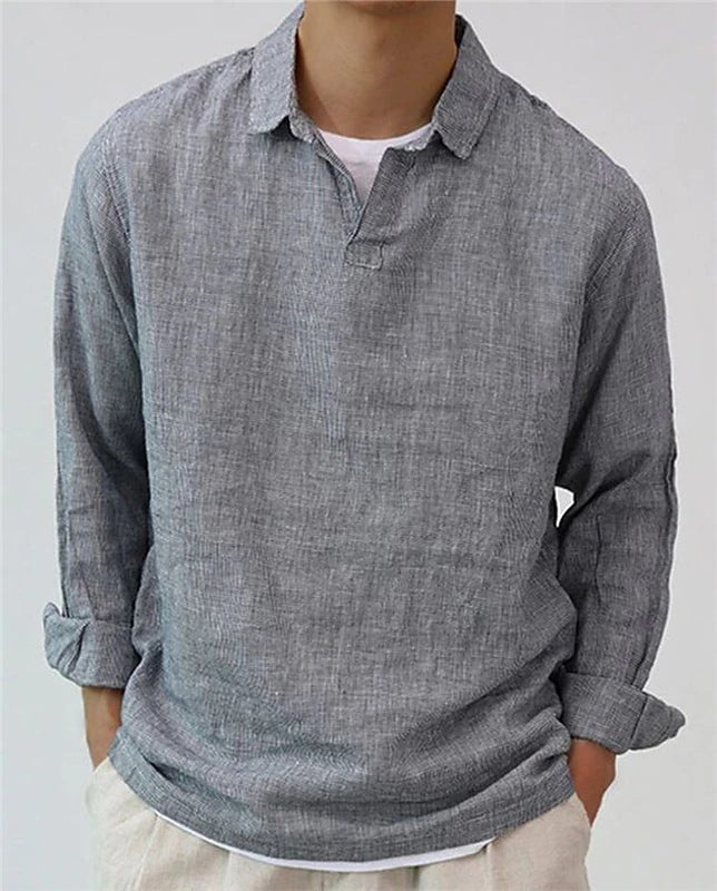 Men's Casual Pullover Shirt