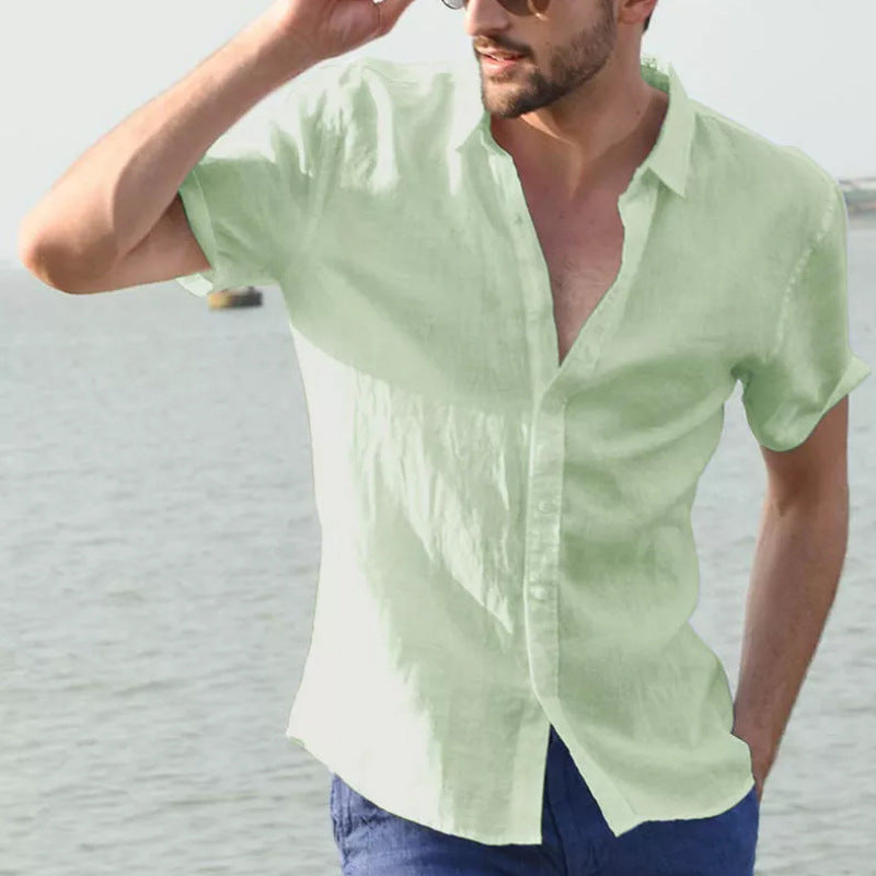 Men's Casual Short-Sleeved Shirt