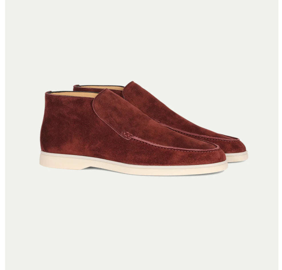 Men's Penny Loafers - Comfortable Flat Heel Loafer Shoes