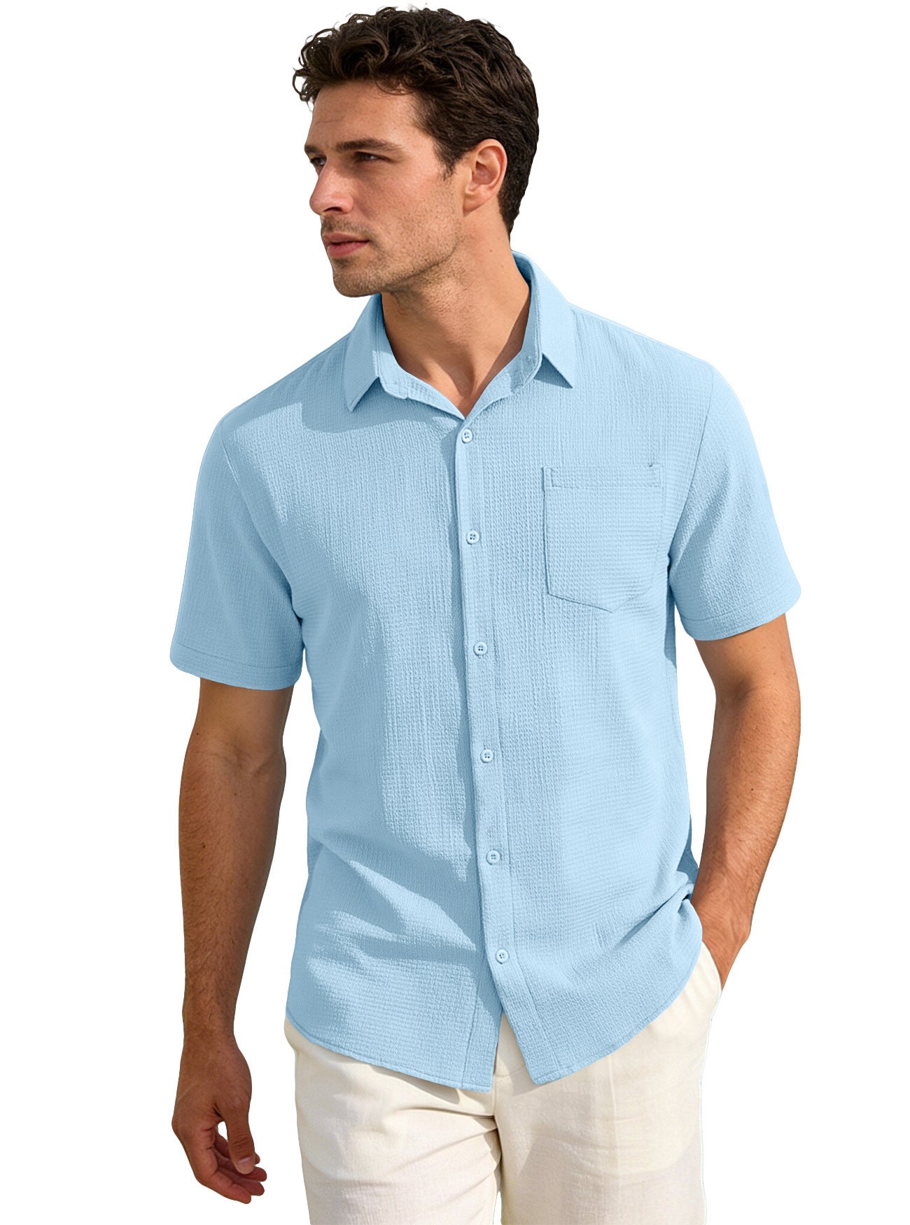Men's Business Casual Summer Shirt