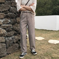 Men's Suit Trousers in Classic British Plaid