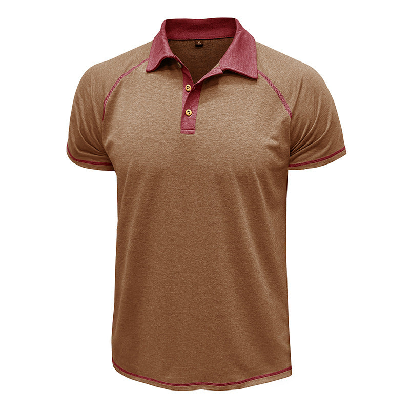 Men's Short-Sleeved Lapel T-Shirt