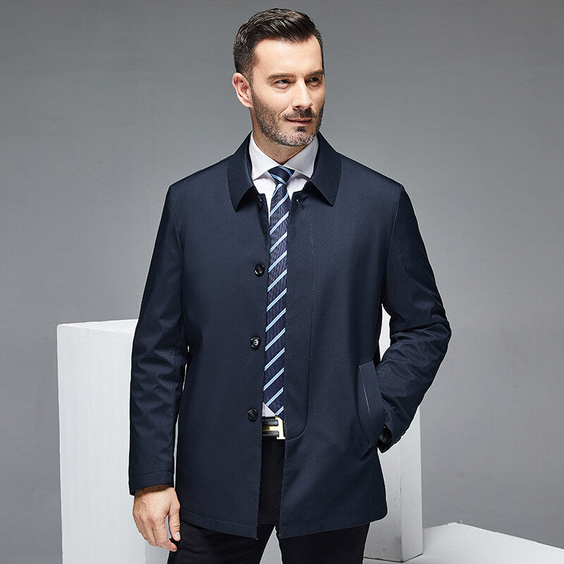 Mens Classic Tailored Jacket – Elegant Smart Casual Coat