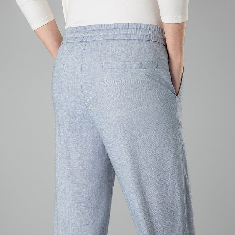 Mens Lightweight Drawstring Pants – Casual Summer Trousers