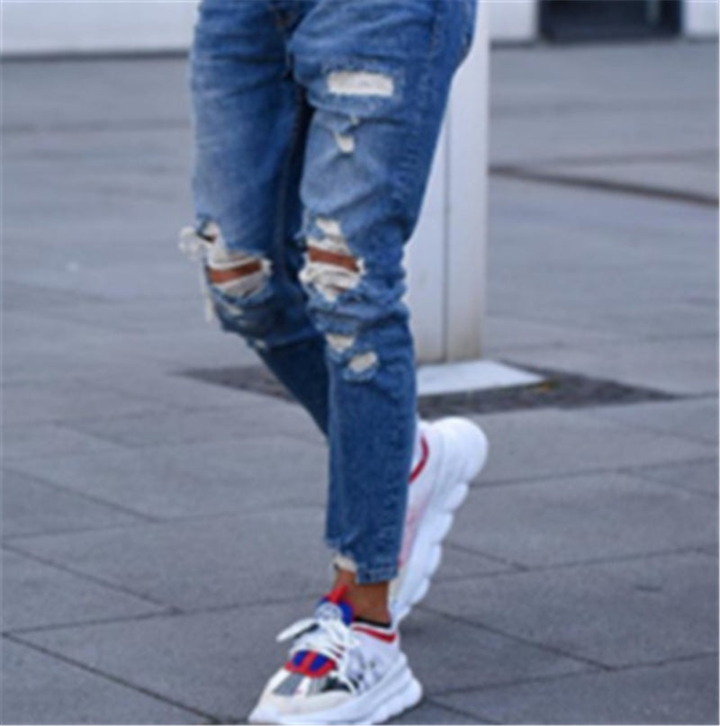 Men's Ripped Jeans for Casual Wear