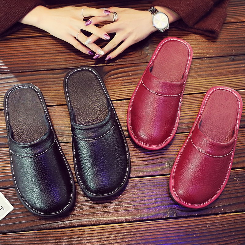 Men's Leather Slippers – Stylish Comfort