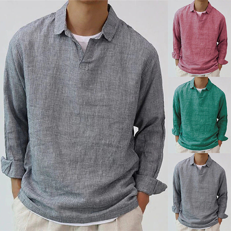 Men's Casual Pullover Shirt