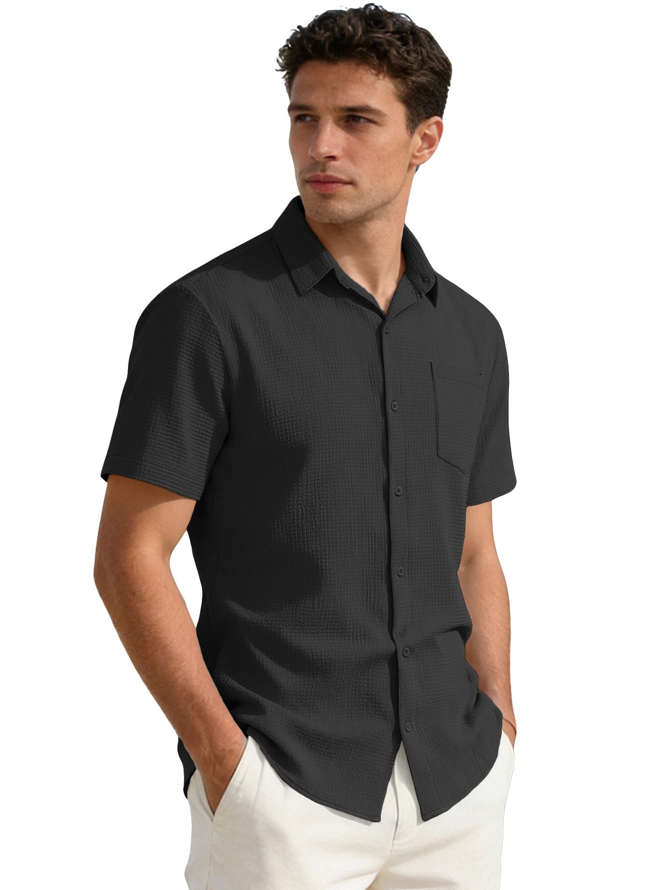 Men's Business Casual Summer Shirt