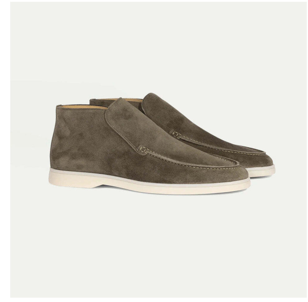 Men's Penny Loafers - Comfortable Flat Heel Loafer Shoes