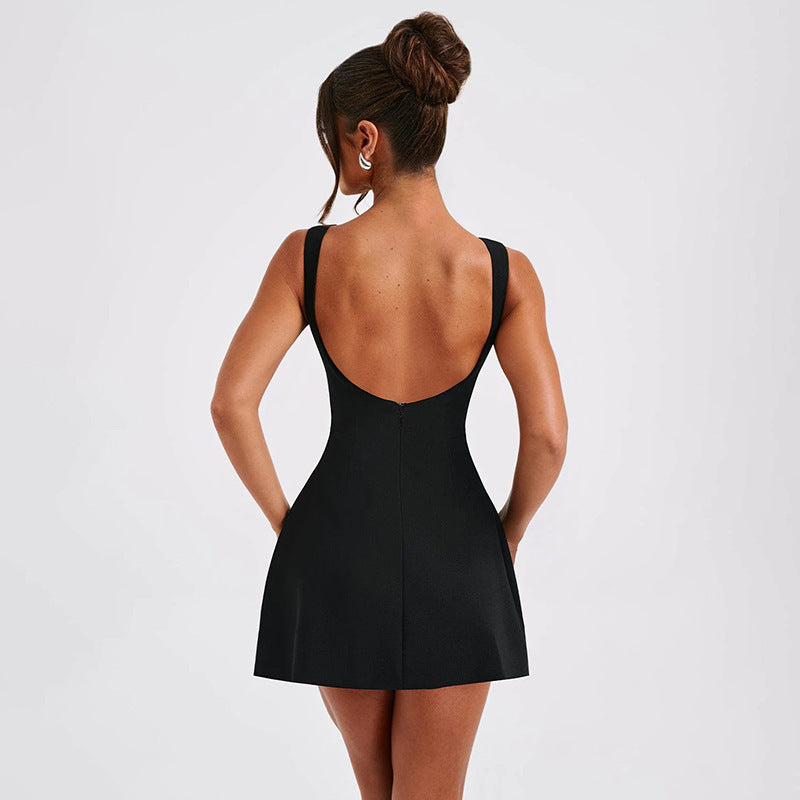 Women's Backless Summer Dress