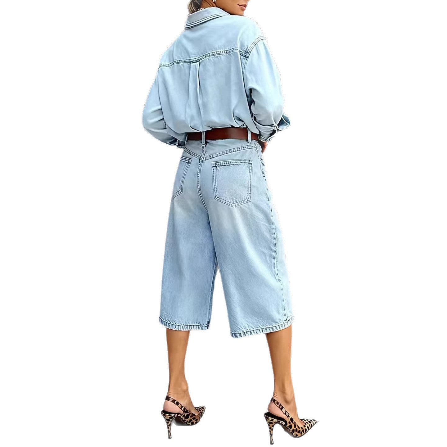 Women's Slimming Bermuda Straight-Leg Pants