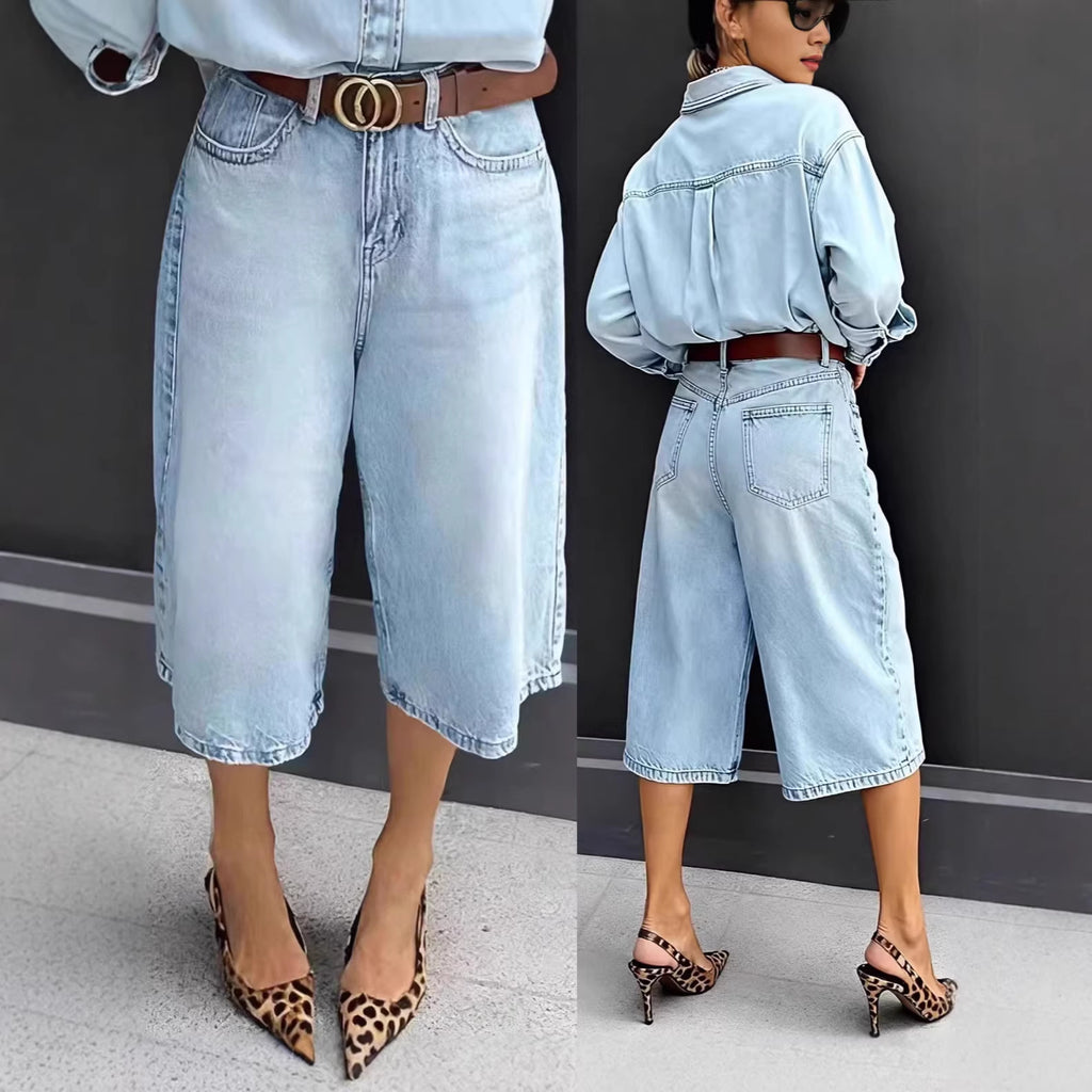 Women's Slimming Bermuda Straight-Leg Pants