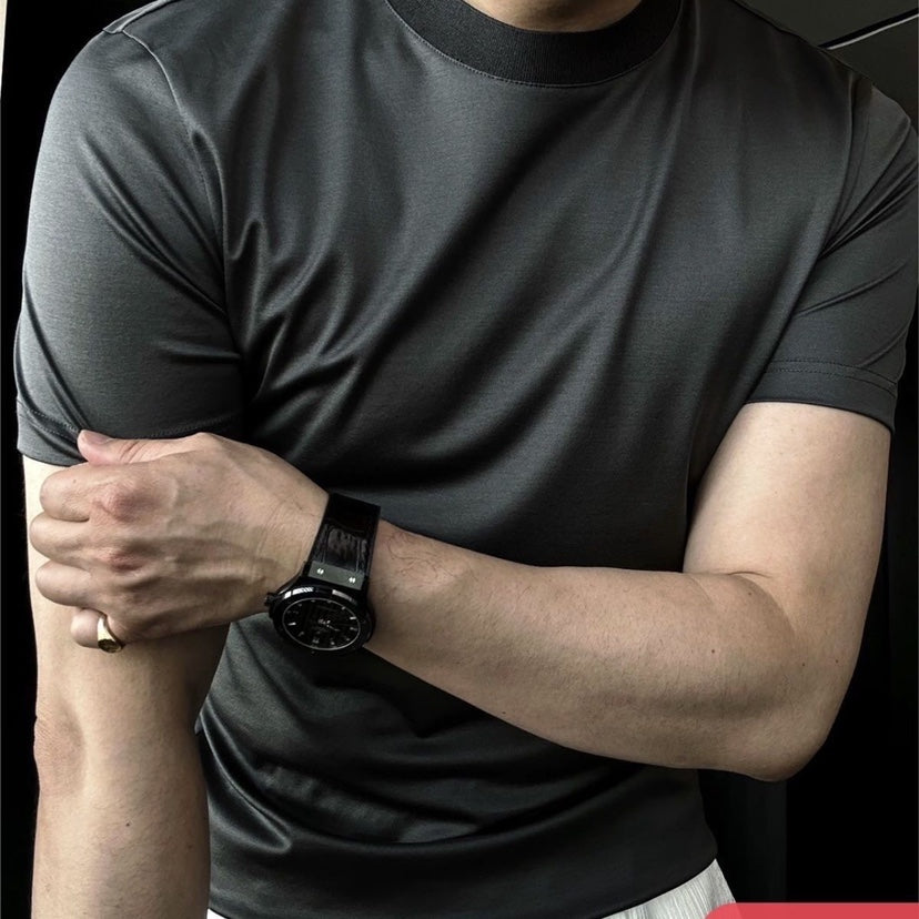 Men's Short Sleeve Round Neck T-Shirt