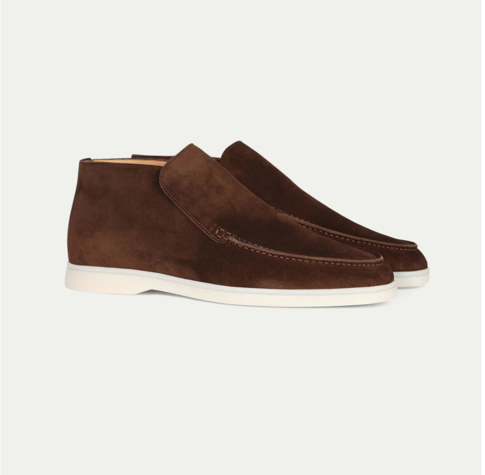 Men's Penny Loafers - Comfortable Flat Heel Loafer Shoes