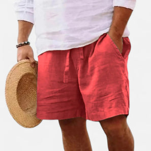 Men's Casual Summer Drawstring Shorts with Pockets