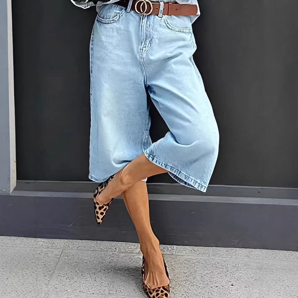 Women's Slimming Bermuda Straight-Leg Pants