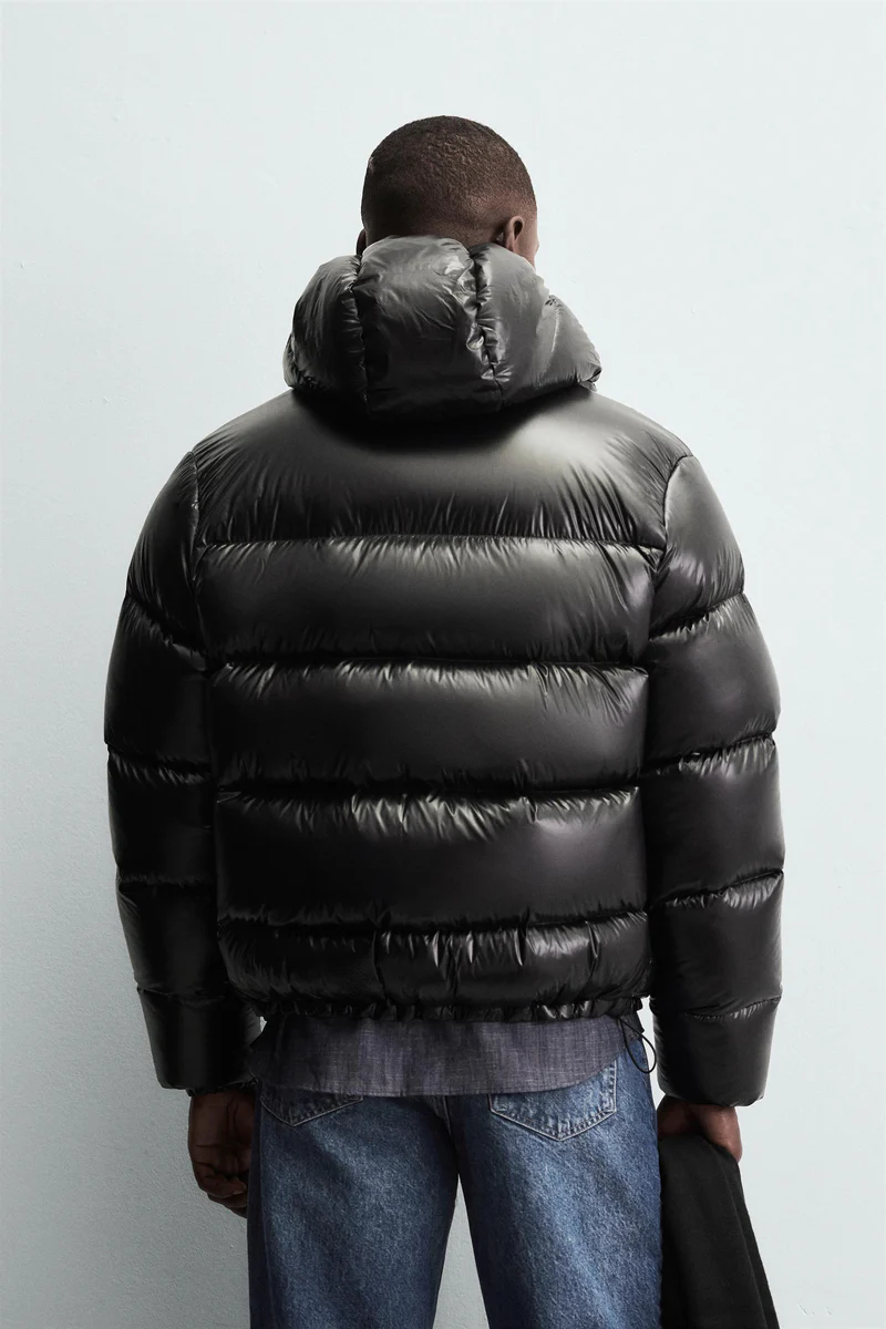 Men's Puffer Jacket – Quilted & Stylish with Warm Sherpa Lining