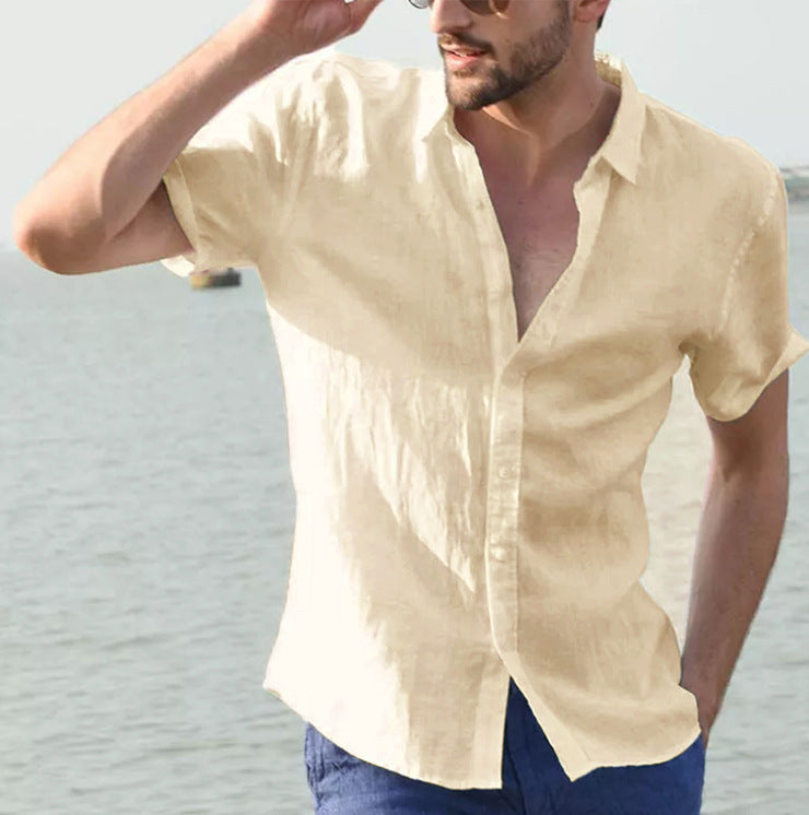 Men's Casual Short-Sleeved Shirt