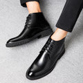 Men's Vintage Martin Boots with Low Heel & Non-Slip Sole