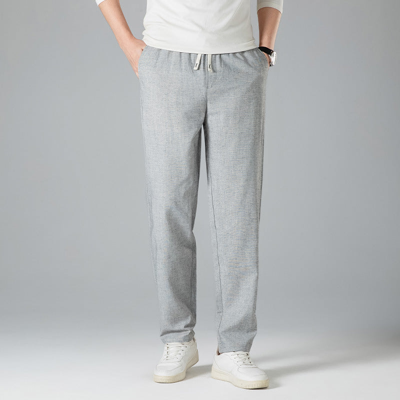 Mens Lightweight Drawstring Pants – Casual Summer Trousers