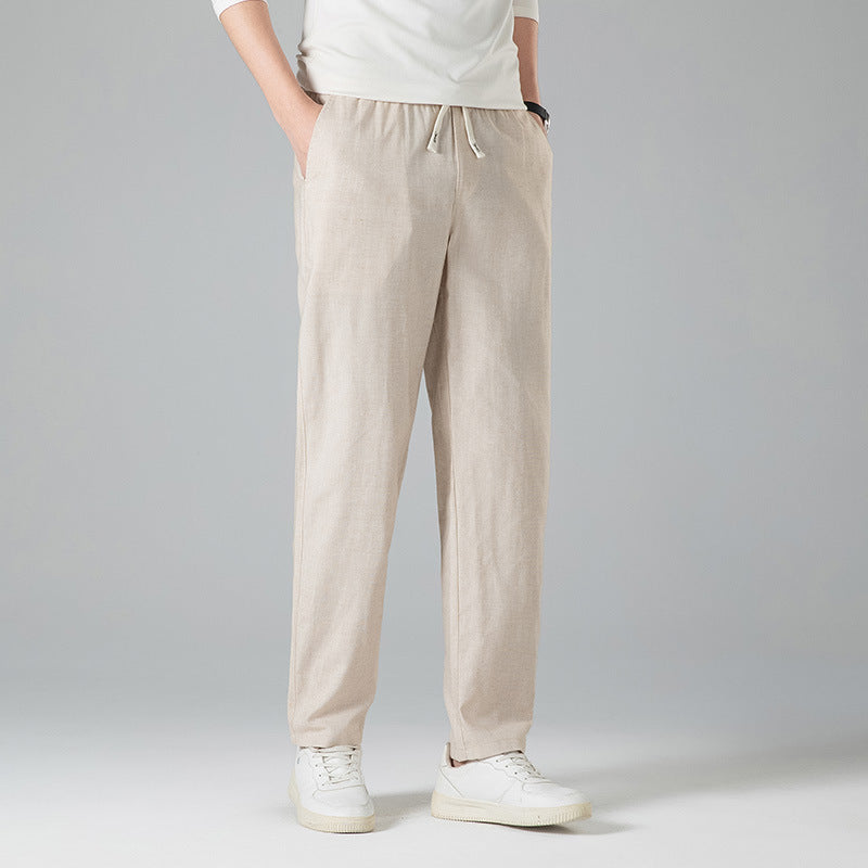 Mens Lightweight Drawstring Pants – Casual Summer Trousers