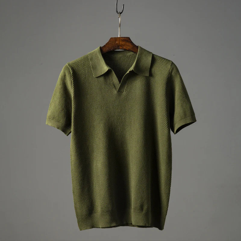 Men's Short Sleeve V-Neck Top