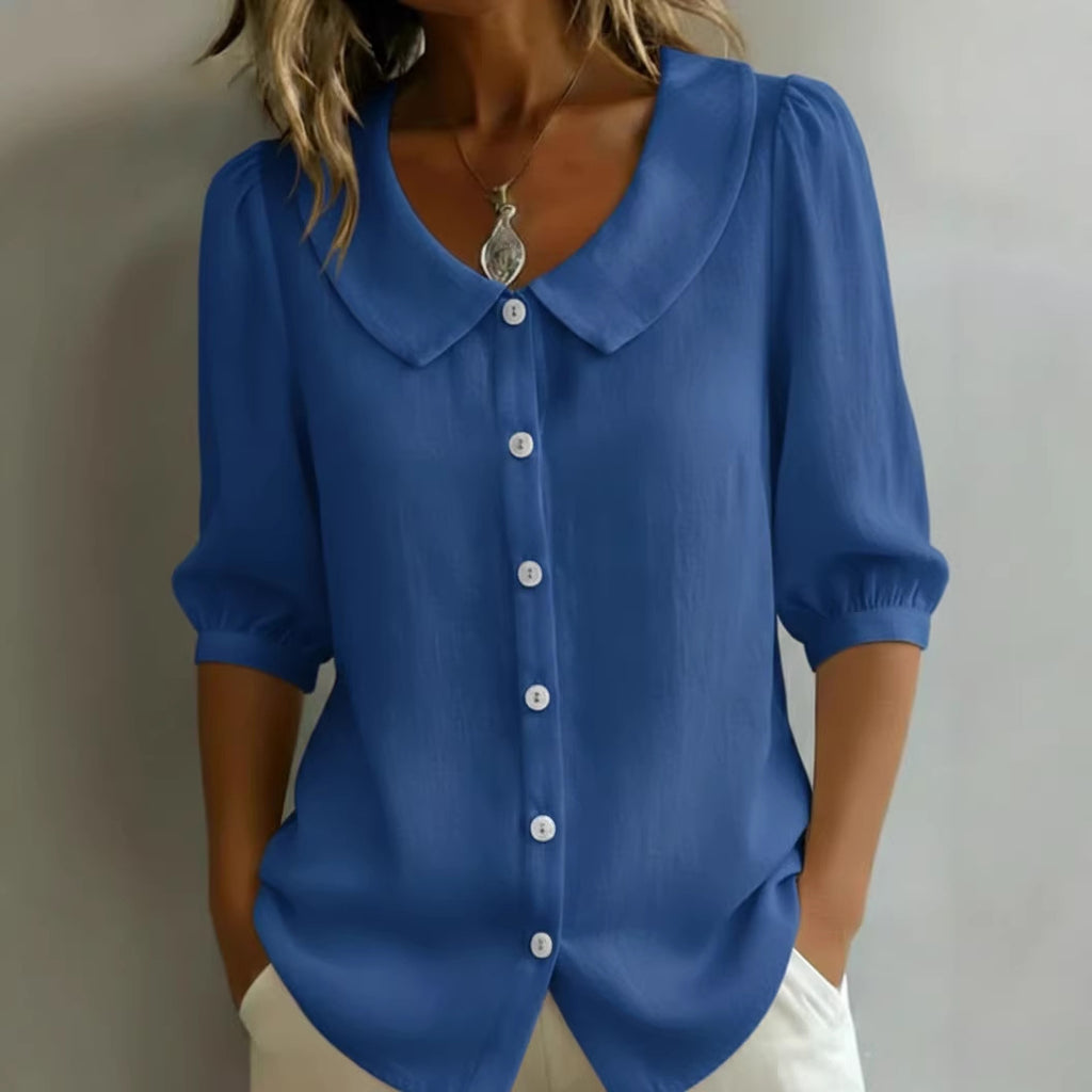 Women's Casual Loose Short Sleeve Blouse