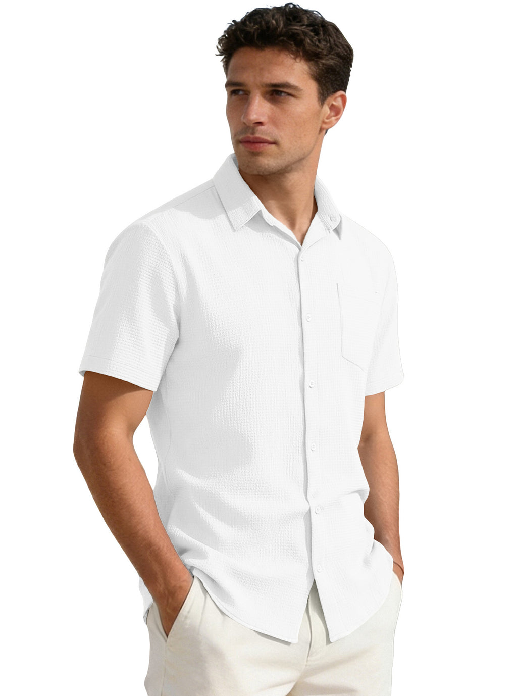 Men's Business Casual Summer Shirt