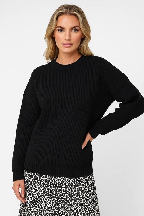 Women's Oversized Sweater – Chunky Knit Comfort Layer