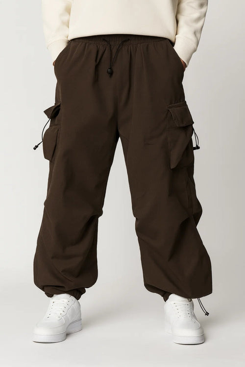 Men's Cargo Pants – Relaxed Fit with Drawstring and Adjustable Cuffs