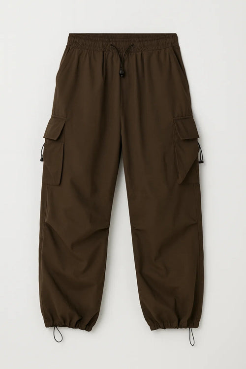 Men's Cargo Pants – Relaxed Fit with Drawstring and Adjustable Cuffs