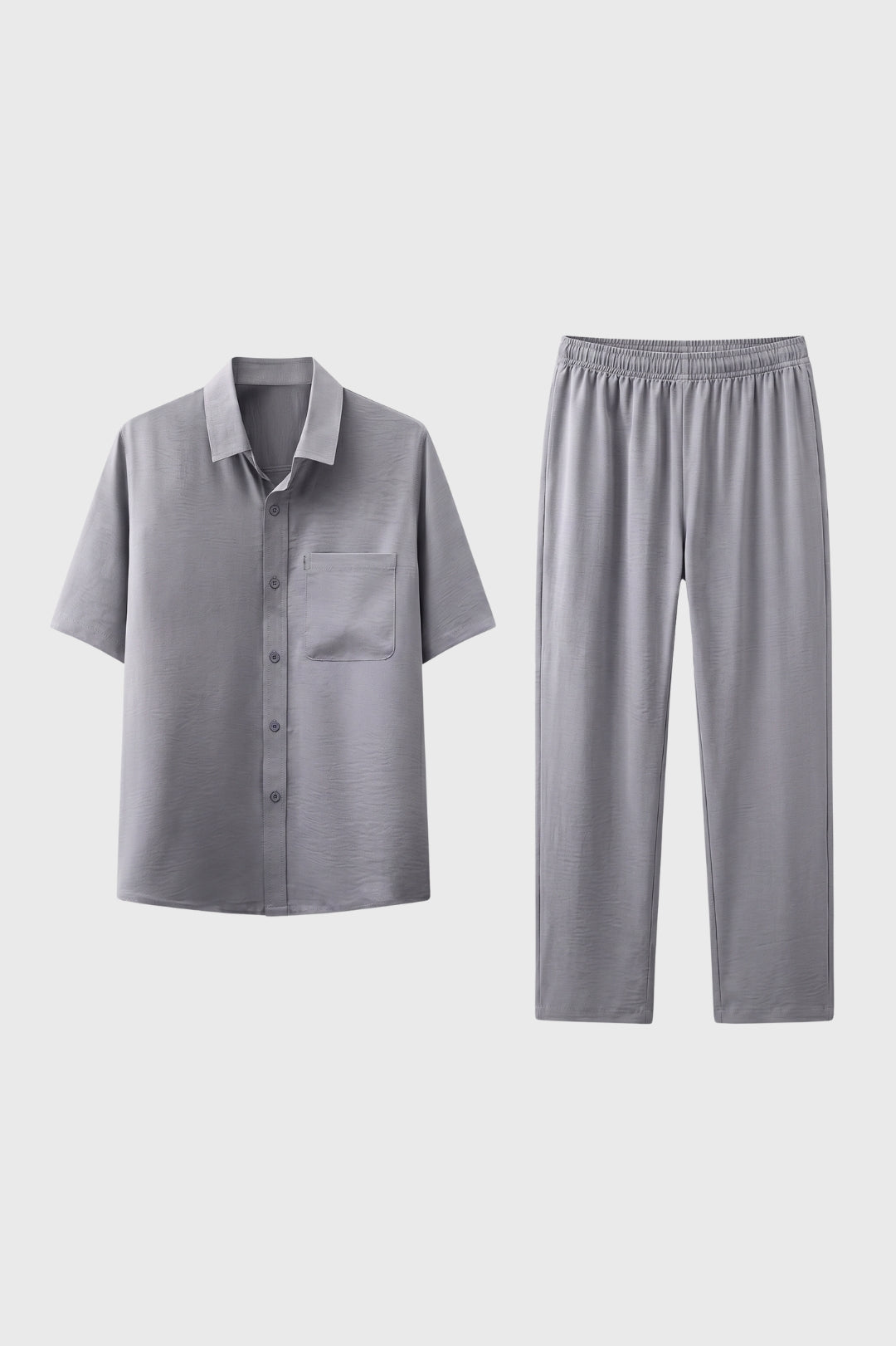 Men's 2-Piece Shirt and Relaxed Pants Set