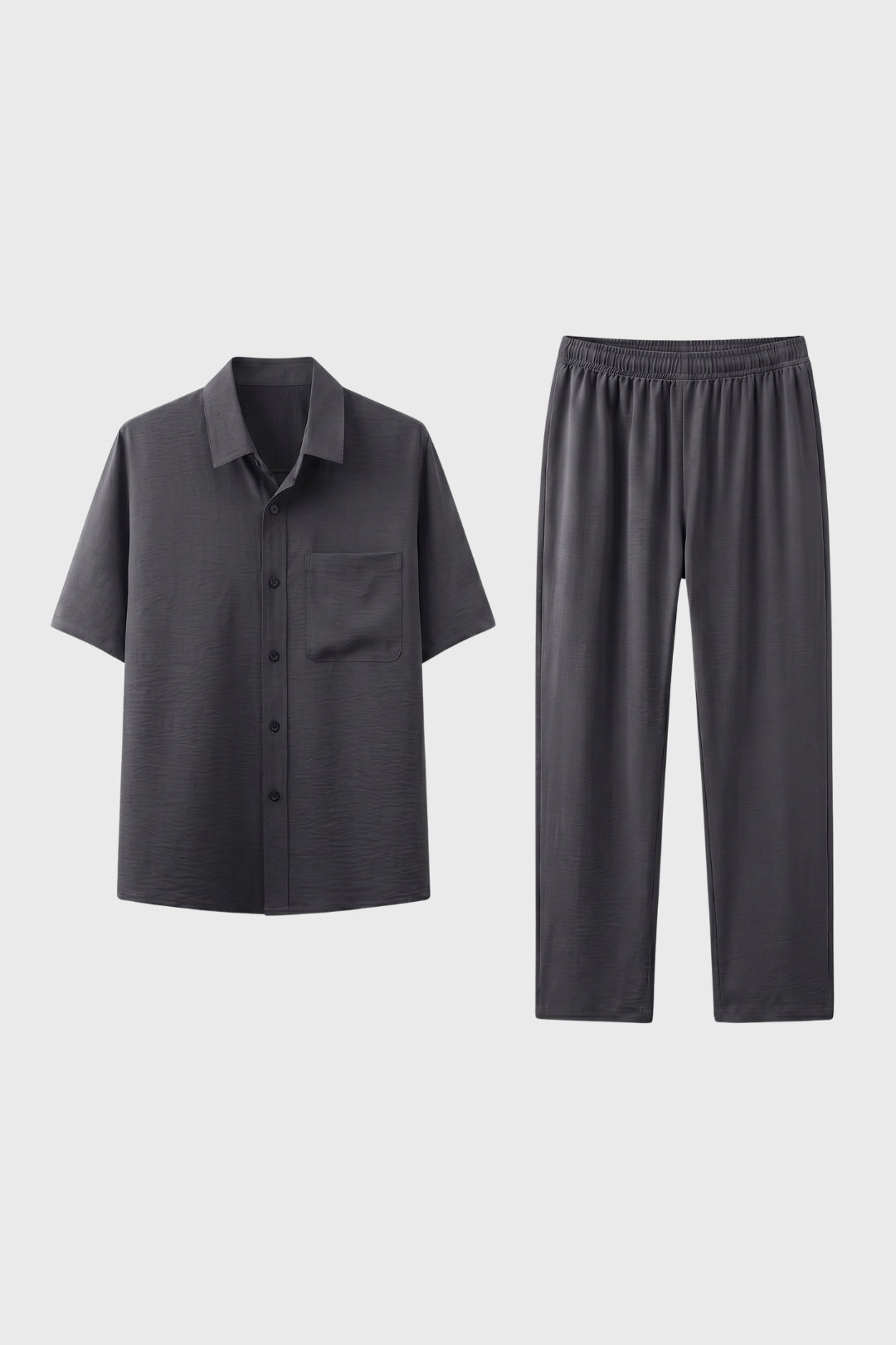 Men's 2-Piece Shirt and Relaxed Pants Set