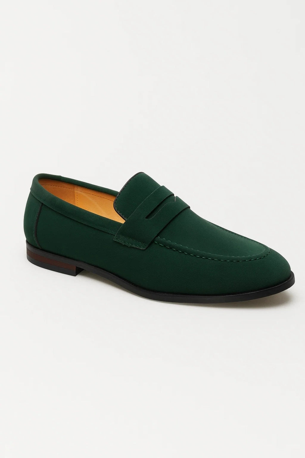 Men's Brown Loafers – Elegant Penny Design for Versatile Work and Leisure Wear