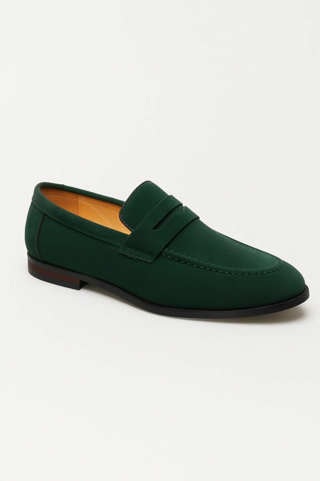Men's Brown Loafers – Elegant Penny Design for Versatile Work and Leisure Wear