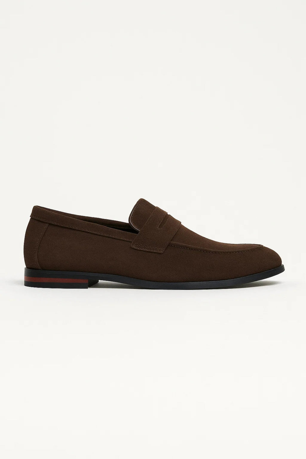 Men's Brown Loafers – Elegant Penny Design for Versatile Work and Leisure Wear