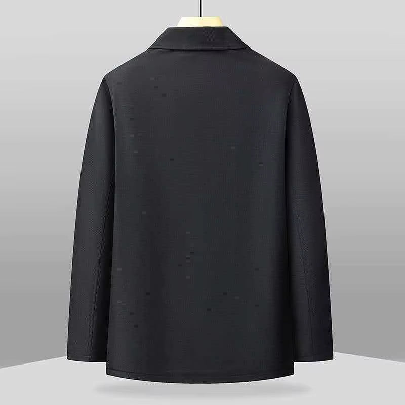 Men's Business Casual Button-Up Jacket