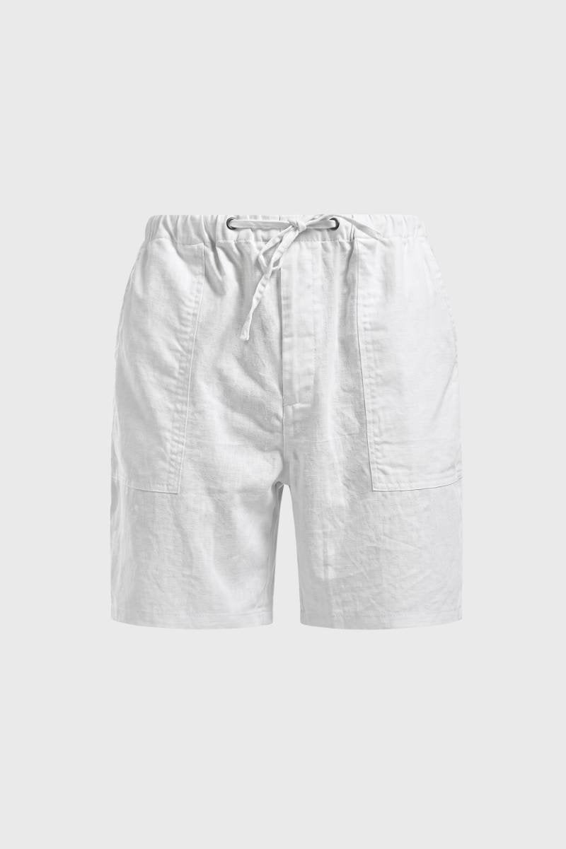 Men's Casual Drawstring Shorts with Pockets