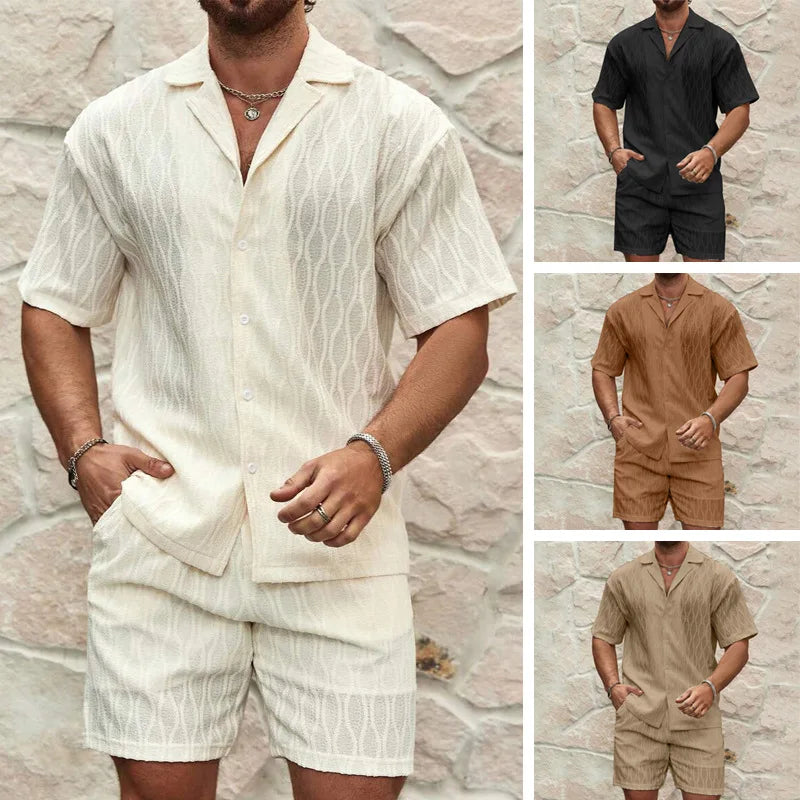 Men's Casual Two-Piece Summer Set
