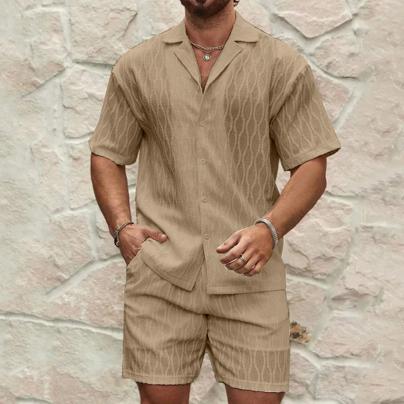 Men's Casual Two-Piece Summer Set
