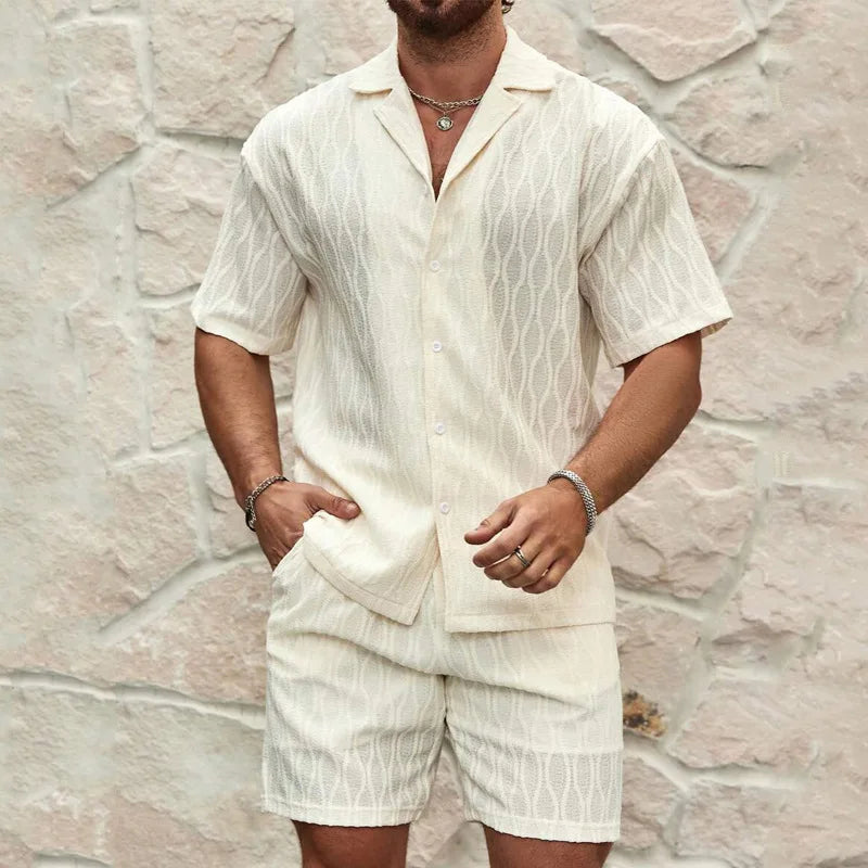 Men's Casual Two-Piece Summer Set