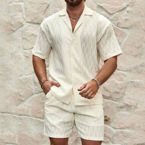Men's Casual Two-Piece Summer Set