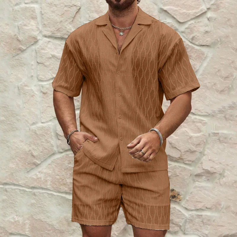 Men's Casual Two-Piece Summer Set