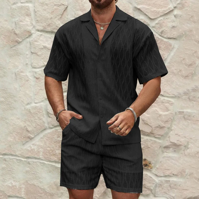 Men's Casual Two-Piece Summer Set